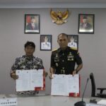 Pemprov-Korem 092/Mrl Kerja Sama Normalisasi Sungai Selor