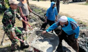 Bank Tanah Gandeng Kodim 0913/PPU dan Polres PPU Renovasi Musala di Pantai Lango