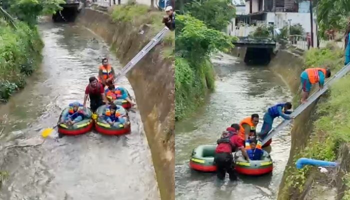 Keseruan Arum Jeram ala SDI Tunas Bangsa Madani di Graha Indah Balikpapan Utara Kaltim