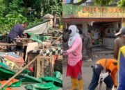 PKL Liar Dekat Pasar Baqa Samarinda Digusur, Pasang Police Line hingga Sediakan 200 Lapak Baru
