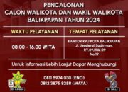 Pendaftar Calon Kepala Daerah Hanya Satu Pasang, KPU Balikpapan akan Perpanjang
