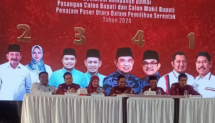 4 Paslon Bupati PPU Resmi dapat Nomor Urut di Pilkada 2024, Ini Tahapan Selanjutnya