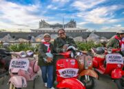 Vespa Dikonversi jadi Motor Listrik, Dibawa Touring ke Ibu Kota Nusantara Kaltim