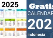 20 Link Desain Kalender 2025 Keren dan Segar, Silakan Diunduh Gratis, Ada Tema Alam Indah