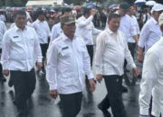 Ikut Gladi Bersih, Zainal – Ingkong Sapa Awak Media dengan “Salam Kaltara di Hati”