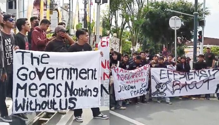 Mahasiswa Demo di DPRD Balikpapan: Rakyat Sudah Muak Indonesia Gelap
