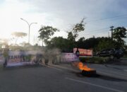 Mahasiswa PPU Gelar Aksi Tolak UU TNI dan Tuntut Pembebasan Warga Telemow