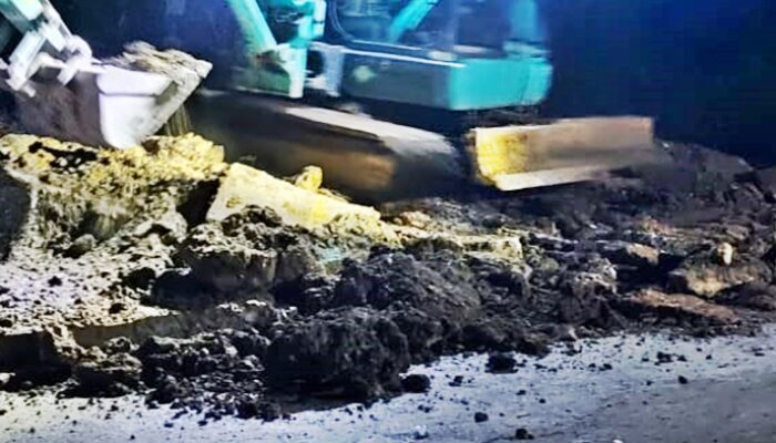 Jalan Poros Berau-Bulungan Menurun, Solusi BBPJN Pemotongan Ketinggian agar Rata 