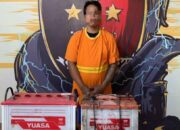 Polres PPU Ringkus Pelaku Pencurian Spesialis Aki Truk, Polisi Amankan Barang Bukti
