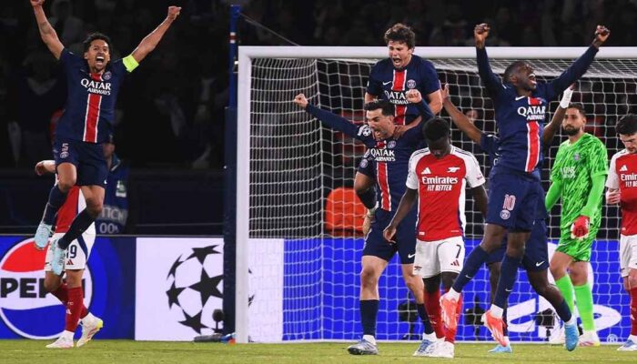 Hasil Liga Champions: Permalukan Arsenal, PSG Tantang Inter Milan di Final
