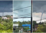 Tiupan Angin Tornado Sengkayan di Balikpapan tak Berbahaya, BMKG Pesan Tetap Waspada