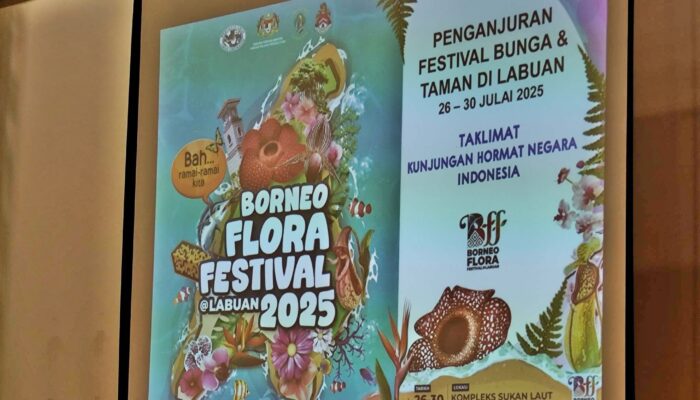 Kalimantan Timur Diajak ke Borneo Flora Festival 2025 di Labuan Malaysia