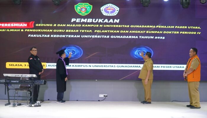 Resmikan Gedung II Universitas Gunadarma PPU, Bupati Mudyat Noor Tegaskan Komitmen Dukung Akses Pendidikan Berkualitas