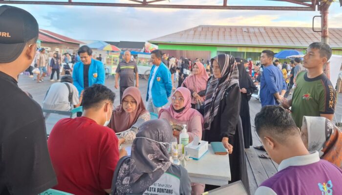 Peringati Hari Donor Darah Sedunia, KNPI Bontang Gelar Donor Darah dan Cek Kesehatan Gratis