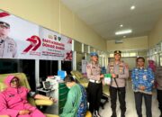 ‎Polres PPU Donor Darah Massal di HUT Bhayangkara ke-79: Wujud Kepedulian Polri untuk Sesama