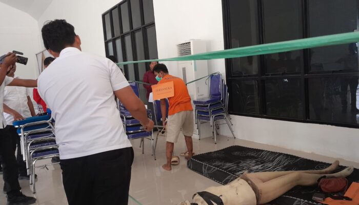 Polres PPU Gelar Rekonstruksi Pembunuhan PSK di Sepaku, Tersangka Peragakan 19 Adegan