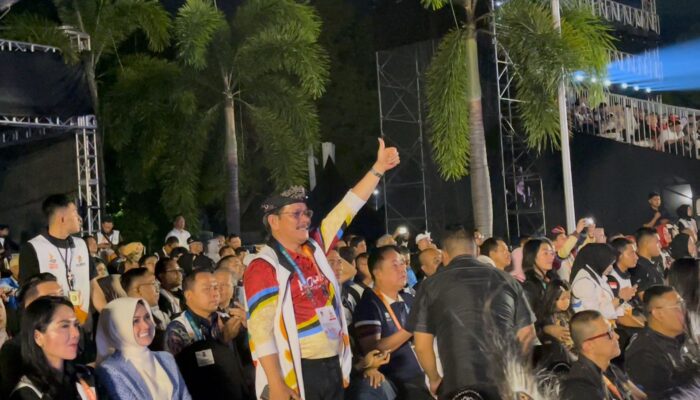 Kontingen Kaltara Full Senyum di FORNAS VIII NTB 2025: Wagub Ingkong Ala Turut Hadir!
