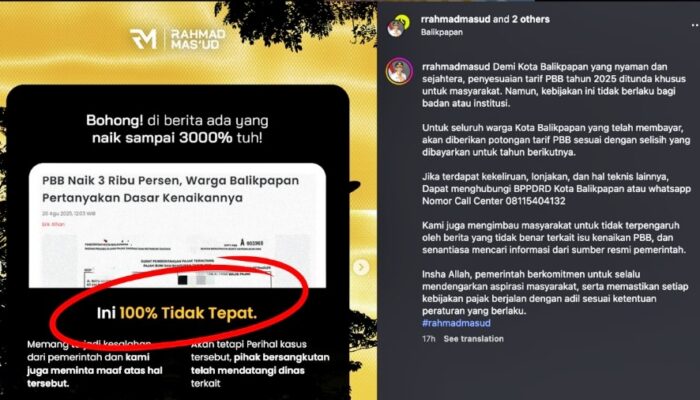 AJI Desak Walikota Balikpapan Rahmad Mas’ud Pakai Mekanisme Hak Jawab daripada Label Berita Salah