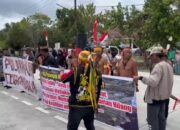 Aksi Damai Peduli Lingkungan Bentuk Protes Warga Mentawir, Tuntut PPCI Reklamasi Lahan Bekas Tambang