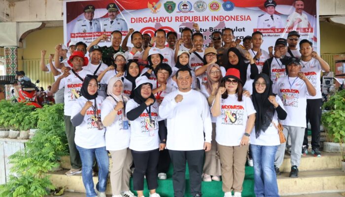 Jalan Santai HUT ke-80 RI di Maridan, Bupati PPU Ajak Warga Jaga Kekompakan