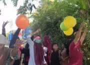 Semarak HUT RI, Emak-emak Gala Puncak Balikpapan Heboh Pecahkan Balon tanpa Indera Mata