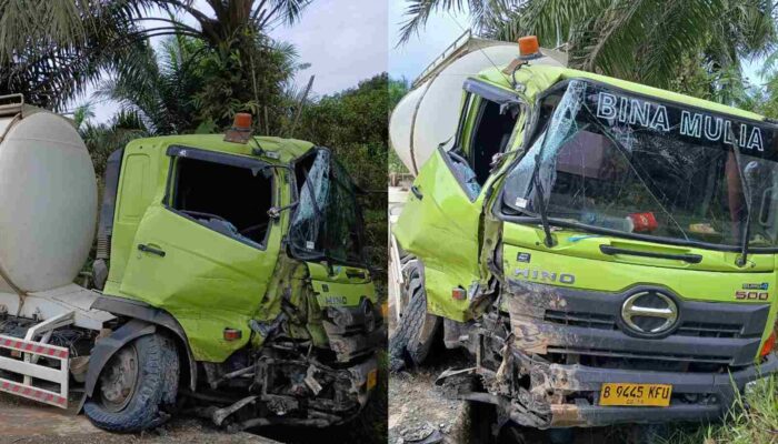 Kecelakaan Dua Truk Tronton di Jalan Negara Sepaku PPU, Rugi Materi Hingga Rp50 Juta