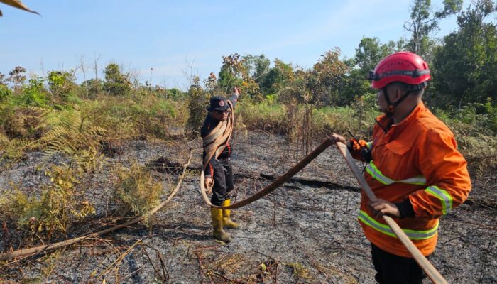 Lahan 5 Hektare Terbakar di Penajam Diduga Akibat Cuaca Panas