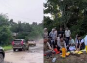 Lesehan di Tengah Hutan, Kado Ulang Tahun Penuh Lumpur dari Gubernur Kaltim Rudy Mas’ud