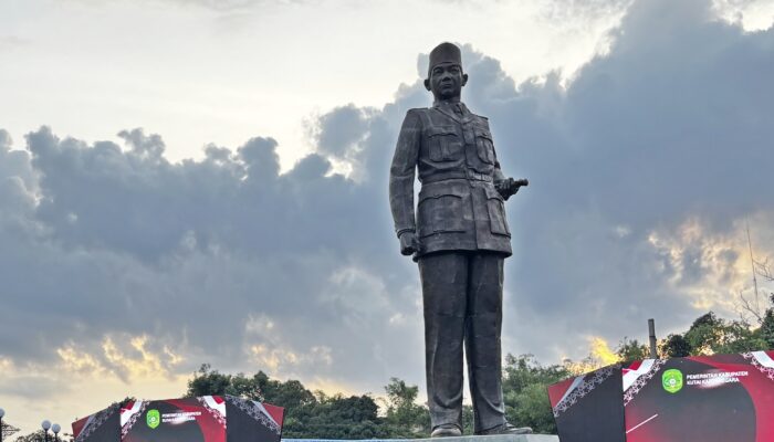 Ikon Baru Sangasanga di Kukar, Dilengkapi Patung Bung Karno Setinggi 12,5 Meter