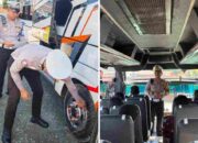 Polres PPU Lakukan Ramp Check Angkutan Umum Jelang Ramadhan, Tekan Risiko Kecelakaan