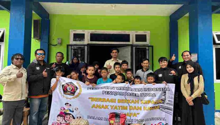 HPN 2026, PWI PPU Bagi-bagi Sembako ke Anak Panti