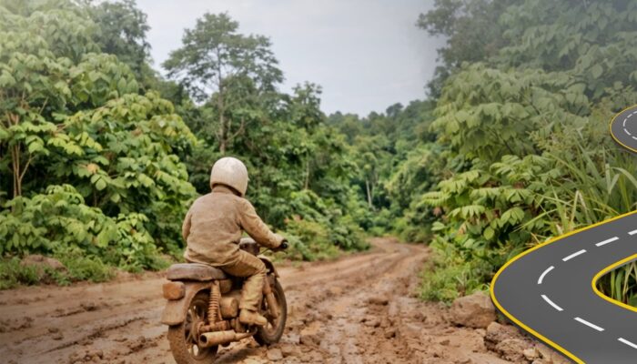 Hapus Status Desa Tertinggal di Kaltim, Gubernur Rudy Genjot Perbaikan Jalan 40 Km di Kutai Barat