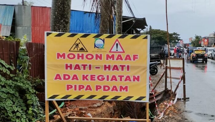 Janji PDAM Balikpapan untuk Air Tidak Mati, Penyambungan Jalur Pipa Ditarget Selesai 2 Hari