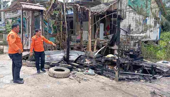 Dilalap Si Jago Merah, Rumah Kontrakan di Pemaluan Habis Tanpa Sisa