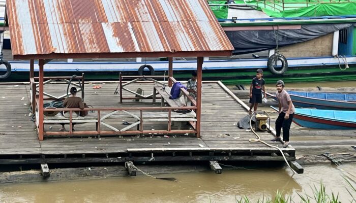 Mudik Mahulu 2026, Dermaga Long Melaham Sepi, Warga Mulai Beralih via Darat