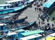 H+5 Lebaran, Pelabuhan Penajam Dipadati Roda Dua, Mobilitas Warga Belum Surut