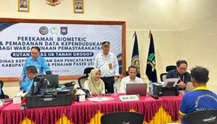 Disdukcapil PPU dan Paser Jemput Bola ke Rutan, Pastikan NIK Warga Binaan Valid dan Akses PBI Terbuka