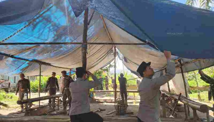Tak Ada Ruang untuk Judi, Polres PPU Bersama Tim Gabungan Musnahkan Arena Sabung Ayam‎
