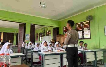 Polantas Menyapa di SDN 006 Penajam, Satlantas PPU Gencarkan Edukasi Anti Bullying