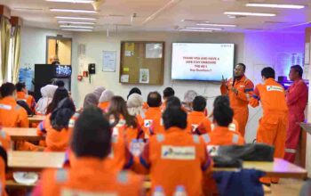 PT Pertamina Hulu Kalimantan Timur Hadirkan Pengalaman Lapangan di Rig Offshore bagi Awak Media