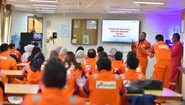 PT Pertamina Hulu Kalimantan Timur Hadirkan Pengalaman Lapangan di Rig Offshore bagi Awak Media