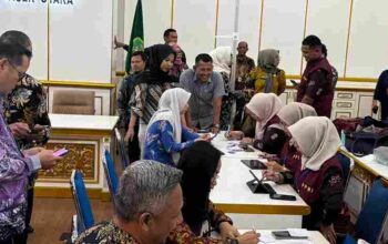 Pegawai Setkab PPU Antusias Ikuti Cek Kesehatan Gratis di Kantor Bupati