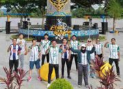 Kirab Obor Porwada II Tiba di Tanjung Selor, Bangkitkan Semangat Kontingen PWI Bulungan Menuju Nunukan