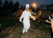 Perpura-pura Jadi Pocong dan Resahkan Pengendara, Sejumlah Anak di Api-api PPU Diamankan Polisi