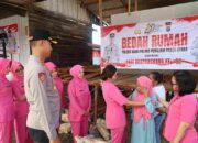 Hari Bhayangkara ke-80, Polres PPU Bedah Rumah Korban Kebakaran di Waru, Bangun Kembali Harapan Warga