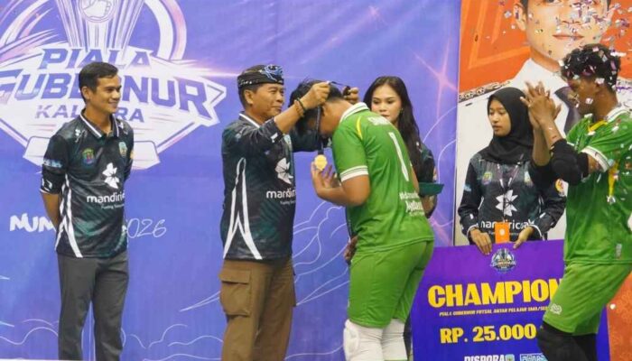 SMAN 4 Tarakan Kampiun Piala Gubernur Kaltara 2026, Gubernur Zainal A Paliwang Apresiasi Semangat Sportivitas