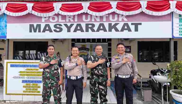Sinergi TNI-Polri Makin Solid, POM AD PPU dan Satlantas Bahas Kamtibmas hingga Keselamatan Lalu Lintas