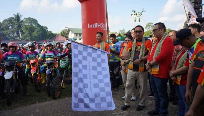 JAM Series 6 Dibanjiri 40 Klub Trail, Promosikan Wisata Kubar Sekaligus Tebar Bantuan untuk Warga‎