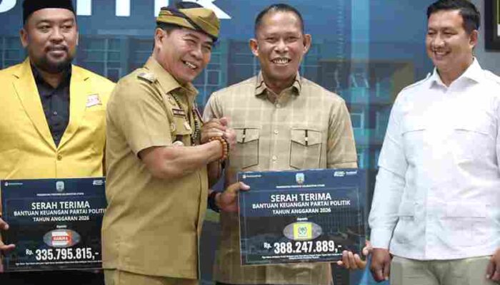 Pemprov Kaltara Salurkan Rp2,85 Miliar untuk Parpol, Perkuat Pendidikan Politik dan Demokrasi Daerah