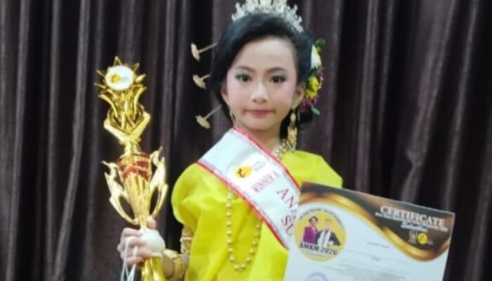 Siswi Kelas 3 SD Asal Pinrang Juara AMKM Sulselbar 2026, Qiandra Harumkan Nama Daerah‎